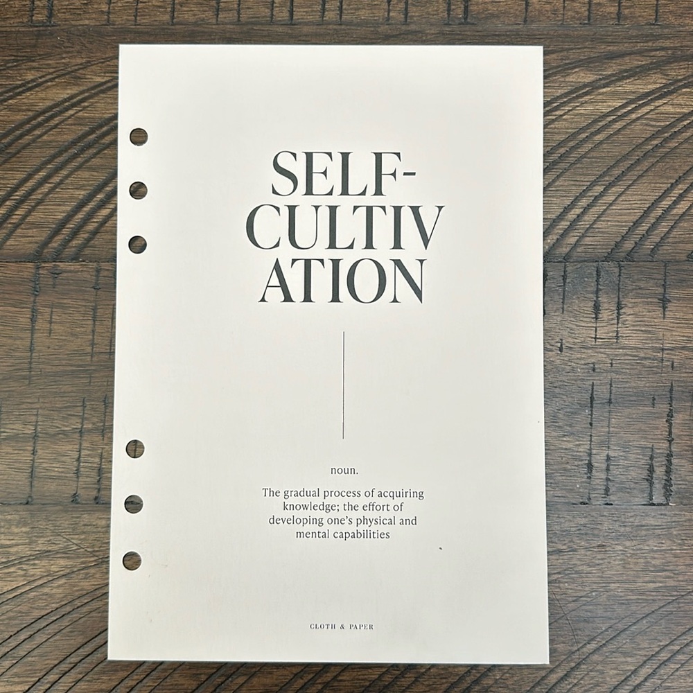 Cloth & Paper Planner